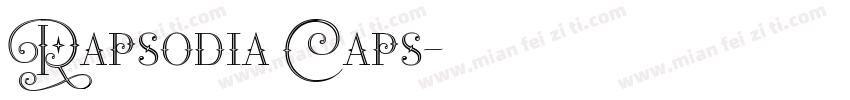 Rapsodia Caps字体转换